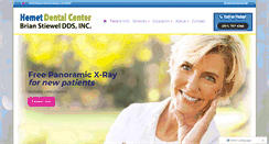 Desktop Screenshot of hemetdentalcenter.com