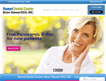 Tablet Screenshot of hemetdentalcenter.com